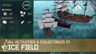 Assassin's Creed Pirates - All Activities in Ice Field [Full Synch 100%]