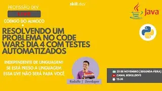 Codificando no Almo&ccedil;o - Ao vivo resolvendo um problema no Code Wars