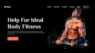 gym website using html css and javascript with source code