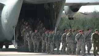 Tropas americanas desembarcaram na Est&ocirc;nia