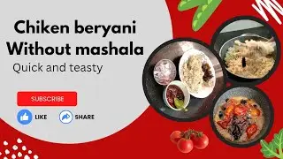 Chiken biryani no spices||simple quick recipe 😋begginer must recipe 