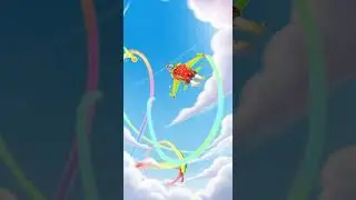 The Strawberry Rocket! 🍓 Flying Through Rainbows