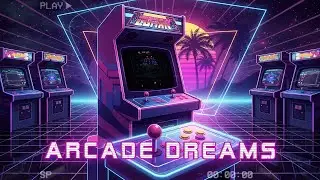 Neon Arcade Dreams 🕹️ Synthwave Music for Retro Gaming