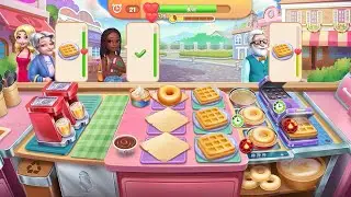 Cooking City game Level 9 To 13 complete in the game...🧇🍹