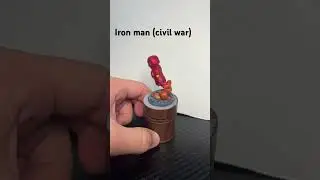 Iron man slap chop paint job! #marvel #marvelunited #collectiblemodels #miniatures #slapchop #hobby