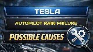 Автопилот Tesla дал сбой в сильный дождь &ndash; объяснены вероятные причины.