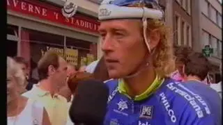 Criterium muur van Geraardsbergen 1995 winnaar Eric Vanderaerden