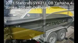 2021 Starcraft SVX211 OB Yamaha 4 Stroke 200 HP Outboard for sale in Hamilton, OH