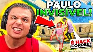 PAULINHO FICOU INVISÍVEL e ELIMINOU TODO MUNDO no GTA RP!🤣 (Modder Clips)