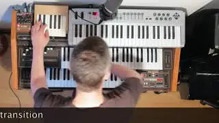 Nux Roctary pedal effect on organ Elgam Symphony 500