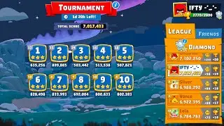 All-Levels ((1-10)) &ndash; Angry Birds Friends No Power-Up Challenge (T-1681) | 3 Stars Gameplay &ndash; Jan 12