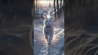 Hero Cat Saves Baby in Snowstorm ❄️ | Heartwarming Realistic 3D Short Film