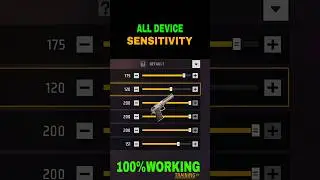 Free Fire Headshot Setting After Ob52 Update 2026⚡Best Sensitivity Settings ⚙️| Sensitivity Setting