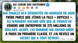 Ma famille m'a désinvitée du mariage de mon frère parce que j'étais la fille « difficile »...