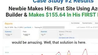 Azon Profit Builder Review &ndash; Create Profitable Amazon Sites in 1 Click