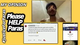 Daku Villian YT Attack on Paras Official | My Opinion | #justiceforparas @paras_official