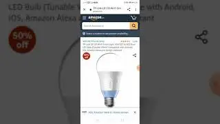 Amazon deals of day 🌟50% Off  TP-Link  Wi-Fi SmartLight  LED Bulb  Compatible with Android @ Rs399.