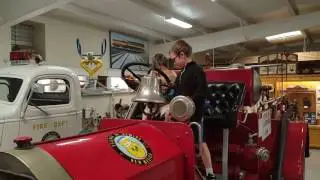 Roadschool Life | Fire truck at the Luna Mimbres museum in Deming NM