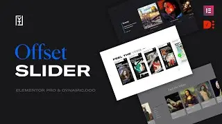 Design a Offset Slider with Elementor Pro & Dynamic ooo