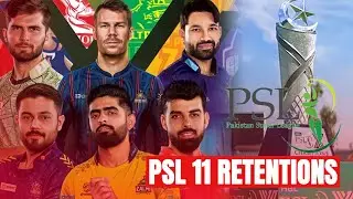 Big Update! PSL 11 Retentions List | All 6 Teams Confirmed