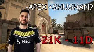 DID I REPLACE APEX ON TEAM VITALITY? CSGO POV (21-11) ON MIRAGE (W/ COMMS)