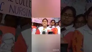 Murshidabad Medical College Nursing Students Protest against RG kar Rape Case