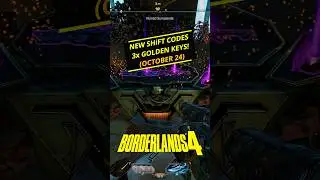 NEW SHiFT CODES (OCTOBER 24) 3x GOLDEN KEYS #borderlandsgame #borderlandsguide