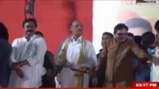 MUNIR KHAN AT CHHAT PUJA IN24 NEWS