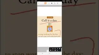 LETS CALL IT A DAY #idioms #phrases #english
