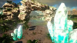 Crystal Isle Map Tour - Ark Survival Evolved - Crystal Isle Map