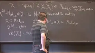 Matrix invariants and algebraic complexity theory - Harm Derksen