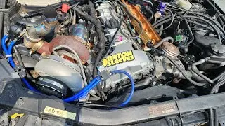 Bimmerfab 7170 top mount turbo kit 30+ psi. Doc vu tuned on full E85. Bimmerfab built engine #N54