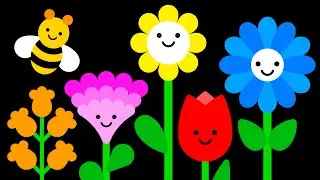 Baby Sensory Video | Garden of Colours 🌸🌈 Calming Visuals & Music for Baby Sleep & Relaxation