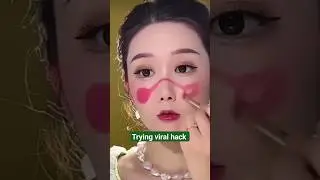 trying viral powder hack #viral #viralhacks #makeuphacks #ytshorts