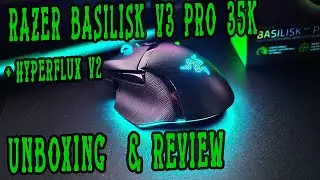 Razer Basilisk V3 Pro 35K & HyperFlux V2 Wireless Charging System Unboxing + Review