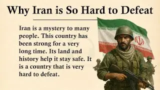 Why Iran is so hard to defeat || 🔴⚠️Learn English Through Story Level 3 || Graded Reader 🎧