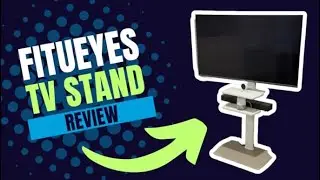 FITUEYES White TV Stand. SEE HOW IT LOOKS!