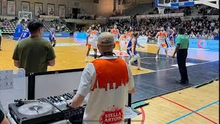 DJ Dysfunkshunal at Leuven Bears VS Kangoeroes Mechelen - Lotto Basketball Cup (Leuven - 05 01 2024)