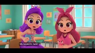 Ruby red tries to purple star( mermaid form) from students from rainbow bubblegem 