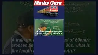 🔥 Train Problem Trick | Fast Method for SSC CGL Mains | Speed & Length Concept Explained 🔥 #shorts