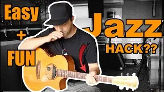 How to Play | Guitar Chord Comping + Walking Bass Lines  | Fun Hack!