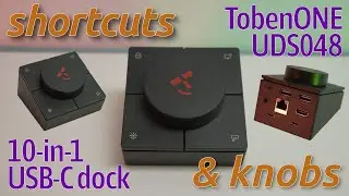 Shortcuts & Knob let you take control | TobenONE UDS048 10-in-1 USB-C dock