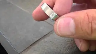 Square Diamond Tension Set Ring