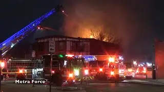 Chicago Fire Dept 2-11 Alarm Apartment Fire 3054 W Madison 2/21/26