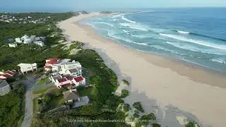 Cape St Francis Resort, South Africa - from the air.