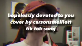 hopelessly devoted to you - talkbox cover  carson but now there&rsquo;s nowhere to hide tik tok song sound