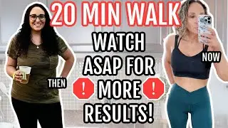 20 MIN WALK AWAY THE LBS & THE BEST MOTIVATIONAL TALK I'VE EVER RECORDED!