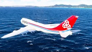 beautiful view of the plane when landing at the airport eps 0319