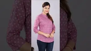 Jaipuri Printed Rayon Fabric Tops #top #tops #rayon #printed #jaipuri #shorts