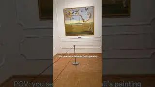 POV: You find a salvador dali&rsquo;s painting   #dali  #art  #museum